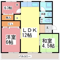 マンション筧の物件間取画像